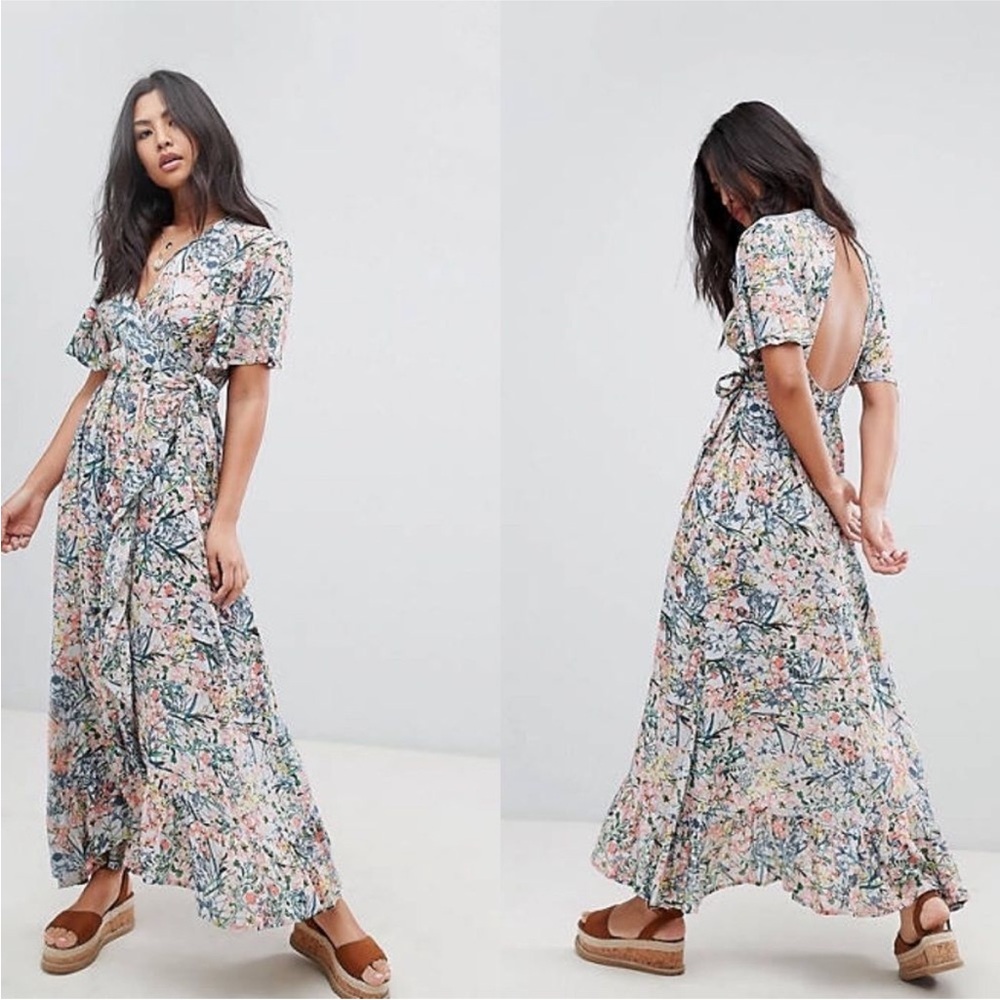 RAGA Monique wrap maxi dress